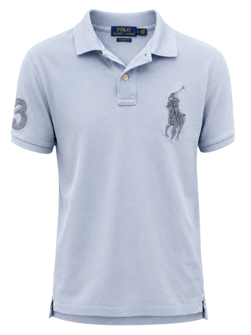 Polo Ralph Lauren Men’s Classic Fit Blue Polo Shirt Big Pony #3 Short Sleeve